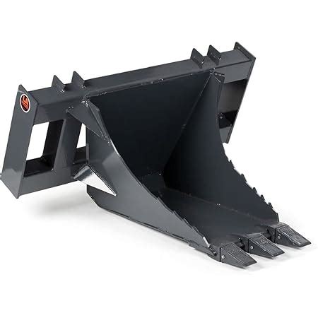 skid steer scoop|Amazon.com: Titan Attachments Extreme Duty Stump Bucket .